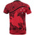 Papua New Guinea T Shirt Papua New Guinea Flag Coat Of Arms Red A02 - Polynesian Pride