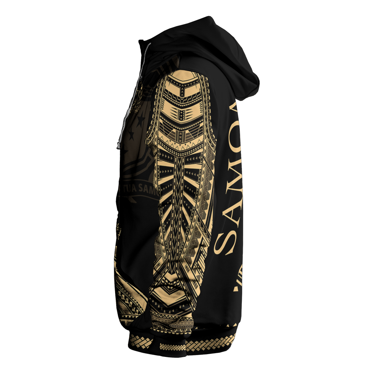Samoa Hoodie Polynesian Portion Gold Version - Polynesian Pride