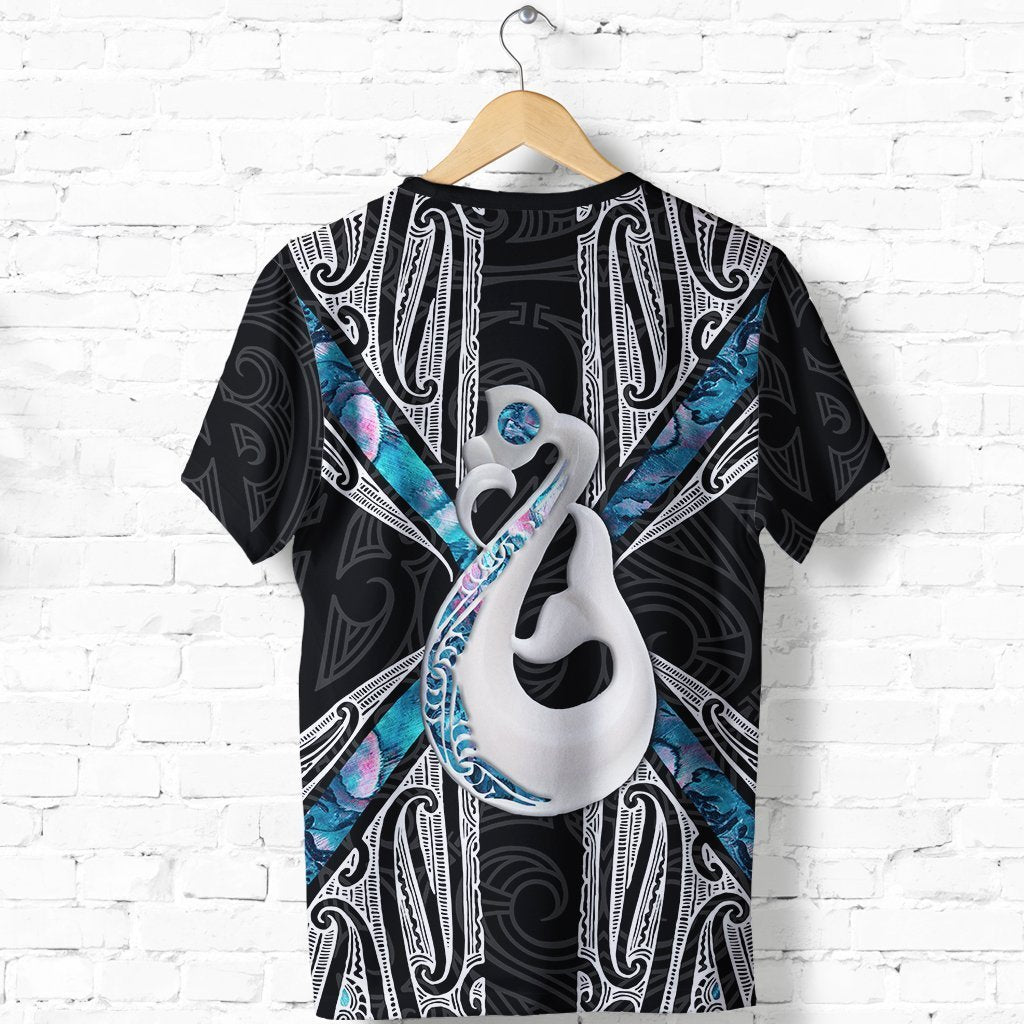 Maori Moko Tattoo T Shirt, Manaia Paua Shell Shirt - Polynesian Pride