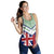 Hawaii Flag Molokai Women's Racerback Tank - Green - Mit Style - AH - Polynesian Pride