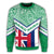 Hawaii Flag Molokai Sweatshirt - Green - Mit Style - AH - Polynesian Pride