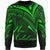 New Caledonia Sweatshirt - Cross Style Green Color Unisex Black - Polynesian Pride