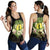 New Caledonia Women's Racerback Tank - Polynesian Gold Patterns Collection - Polynesian Pride