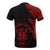 Niue Custom T Shirt Polynesian Pattern Red Style - Polynesian Pride