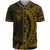 Niue Baseball Shirt - Wings Style Unisex Gold - Polynesian Pride