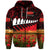 Custom New Zealand Maori ANZAC Hoodie Poppy Vibes Red LT8 - Polynesian Pride