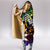 Nauru Custom Personalised Hooded Blanket - Rainbow Polynesian Pattern - Polynesian Pride