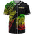 Nauru Custom Personalized Baseball Shirt - Flash Style Reggae Unisex Reggae - Polynesian Pride