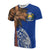 Nauru Islands All T Shirt Polynesian Palm Tree Flag Unisex Blue - Polynesian Pride