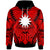 Nauru Hoodie Classic Vignette Style Unisex Red - Polynesian Pride