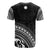 Nauru All Over T Shirt Nauru Coat Of Arms Polynesian Tribal Black Version - Polynesian Pride