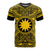 Nauru All T Shirt Nauru Coat Of Arms Polynesian Gold Black Unisex Gold - Polynesian Pride