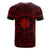 Nauru All T Shirt Nauru Coat Of Arms Polynesian Red Black - Polynesian Pride