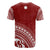 Nauru All Over T Shirt Nauru Coat Of Arms Polynesian Tribal Red Version - Polynesian Pride