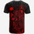 Nauru T Shirt Nauru Flag Turtle Hibiscus Red - Polynesian Pride