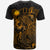 Nauru T Shirt Nauru Flag Turtle Hibiscus Gold - Polynesian Pride