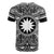 Nauru All T Shirt Nauru Coat Of Arms Polynesian White Black - Polynesian Pride
