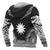 Nauru Polynesian Chief Custom Zip up Hoodie Black Version - Polynesian Pride