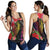 New Caledonia Women's Racerback Tank - Tropical Hippie Style Black - Polynesian Pride