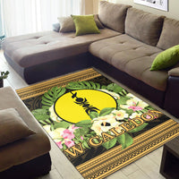 New Caledonia Area Rug - Polynesian Gold Patterns Collection - Polynesian Pride