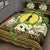 New Caledonia Quilt Bed Set - Polynesian Gold Patterns Collection - Polynesian Pride