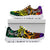 New Caledonia Custom Personalised Sneakers - Rainbow Polynesian Pattern - Polynesian Pride