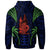 New Caledonia Zip up Hoodie Blood Runs Through My Veins Style Flag - Polynesian Pride