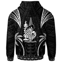 New Caledonia Hoodie Blood Runs Through My Veins Style Black - Polynesian Pride