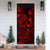 New Caledonia Door Cover Turtle Hibiscus Red - Polynesian Pride