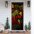 New Caledonia Door Cover Turtle Hibiscus Reggae - Polynesian Pride