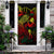 New Caledonia Door Cover Turtle Hibiscus Reggae Reggae - Polynesian Pride