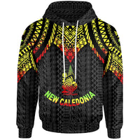 New Caledonia Hoodie Polynesian Armor Style Reagge Unisex Reagge - Polynesian Pride