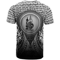 New Caledonia T Shirt Circle Pattern Black - Polynesian Pride