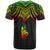 New Caledonia Custom T Shirt Polynesian Armor Style Reagge - Polynesian Pride