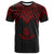 New Caledonia Custom T Shirt Polynesian Armor Style Red Unisex Red - Polynesian Pride