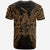 New Caledonia All T Shirt New Caledonia Coat Of Arms Map Polynesian Tattoo Gold - Polynesian Pride