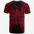 New Caledonia All T Shirt New Caledonia Coat Of Arms Map Polynesian Tattoo Red - Polynesian Pride