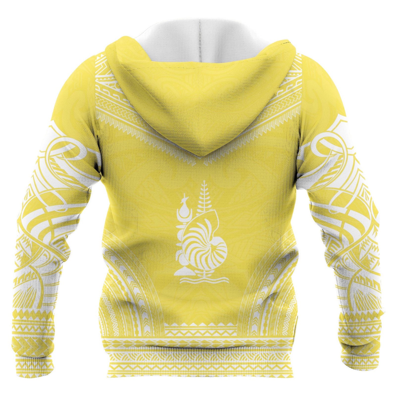 New Caledonia Polynesian Chief Custom Zip up Hoodie Flag Version Unisex Blue - Polynesian Pride