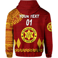 Custom Tonga Niuatoputapu High School Hoodie Simple Style, Custom Text and Number LT8 - Polynesian Pride