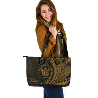 Niue Leather Tote - Wings Style - Polynesian Pride