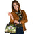 Niue Shoulder Handbag - Polynesian Gold Patterns Collection - Polynesian Pride