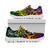 Niue Custom Personalised Sneakers - Rainbow Polynesian Pattern - Polynesian Pride