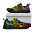 Niue Custom Personalised Sneakers - Rainbow Polynesian Pattern - Polynesian Pride