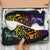 Niue Custom Personalised Sneakers - Rainbow Polynesian Pattern - Polynesian Pride