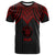 Niue T Shirt Polynesian Armor Style Red Unisex Red - Polynesian Pride