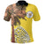 Niue Polo Shirt Polynesian Palm Tree Flag Unisex Yellow - Polynesian Pride