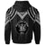 Niue Custom Hoodie Polynesian Armor Style Black - Polynesian Pride