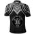 Niue Custom Polo Shirt Polynesian Armor Style Black - Polynesian Pride