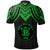 Niue Polo Shirt Polynesian Armor Style Green Unisex Green - Polynesian Pride