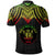 Niue Custom Polo Shirt Polynesian Armor Style Reagge - Polynesian Pride